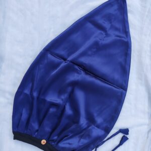 long satin bonnet
